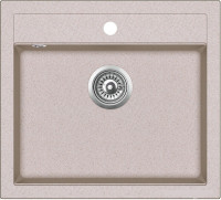 Кухонная мойка AquaSanita Quadro SQQ 100 110 W beige