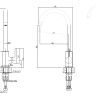 Смеситель Elleci C 01 G62 Bianco Antico