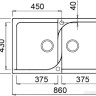 Кухонная мойка Elleci Ego 450 M70 Ghisa