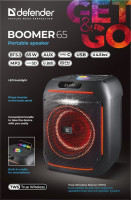 Портативная акустика Defender Boomer 65