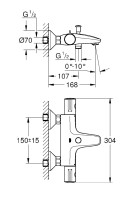 Смеситель Grohe Grohtherm 800 [34576000]