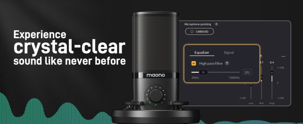 Проводной микрофон Maono PM450S