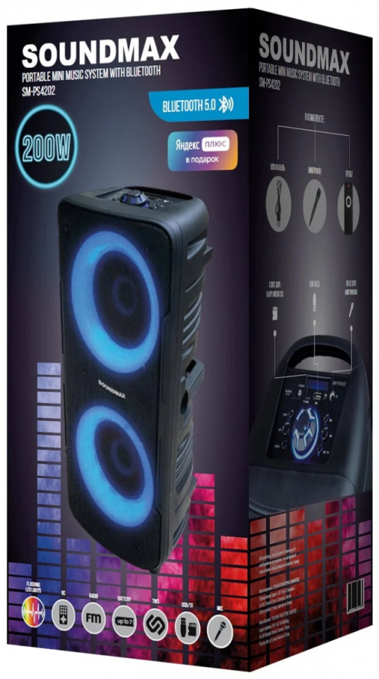 Музыкальный центр SoundMAX SM-PS4202