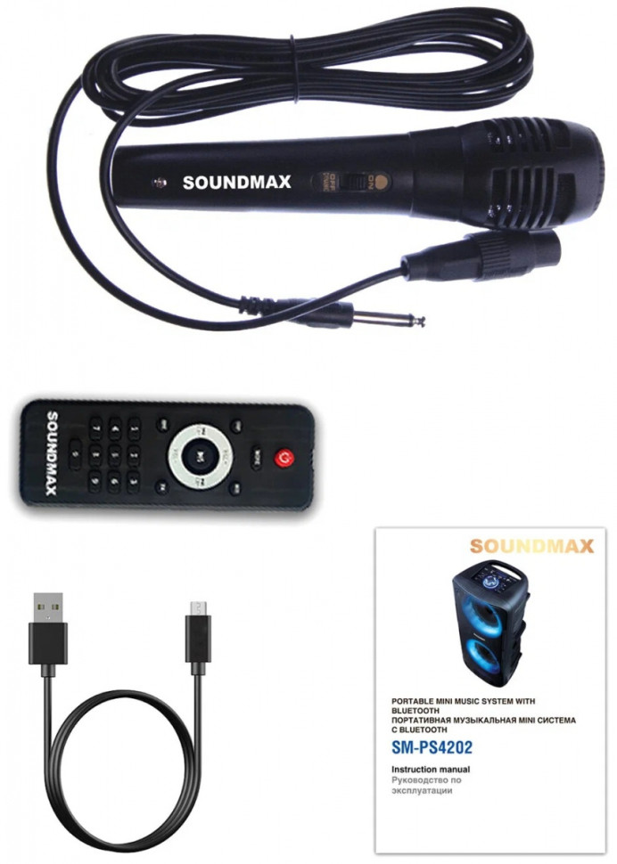 Музыкальный центр SoundMAX SM-PS4202