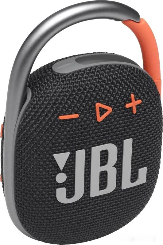 Портативная акустика JBL Clip 4 (черный/оранжевый)