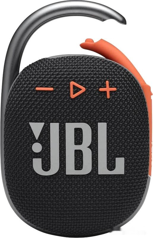 Портативная акустика JBL Clip 4 (черный/оранжевый)