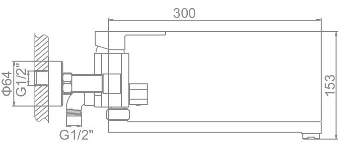 Смеситель Ledeme H33 L2233
