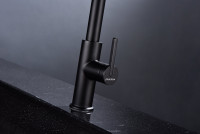 Смеситель Paulmark Tornado TO213402-401 (антрацит/черный)