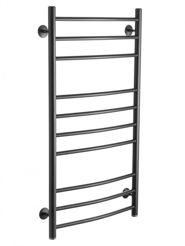 Полотенцесушитель Ростела Свирель D 1" 10 перекладин 50х100 см (черный)