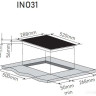Варочная панель Zorg INO31 black