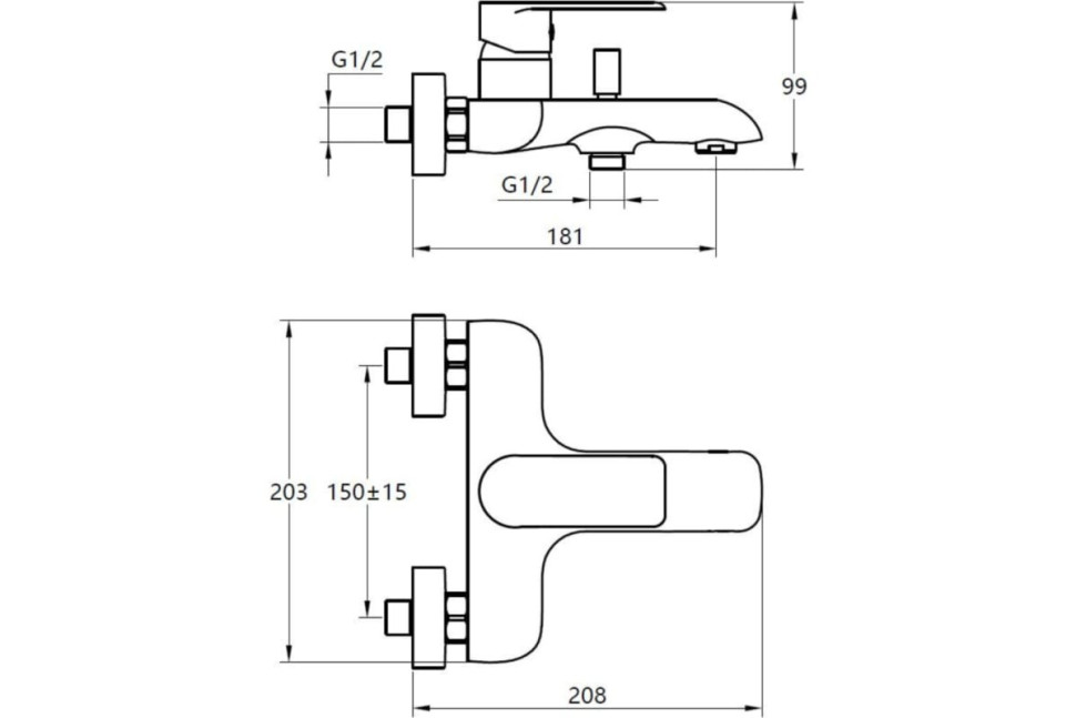 Смеситель Voda Fairway FY54