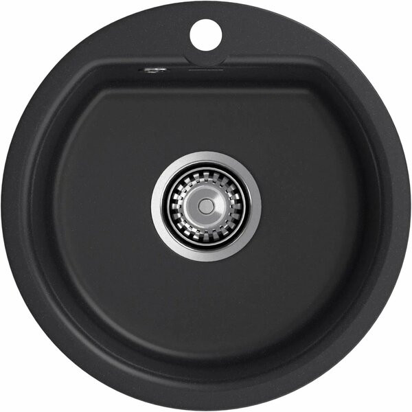 Кухонная мойка GranFest SMART 435 (черный)