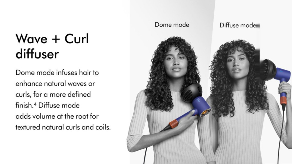 Фен Dyson HD16 Supersonic Nural (синий/топаз)