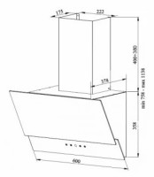 Вытяжка Grand Gloucester 60 BK/IX