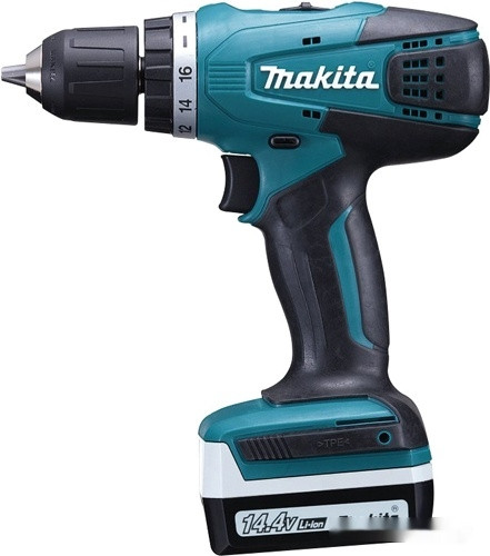 Дрель-шуруповерт Makita DF347DWLE (с 2-мя АКБ, кейс)