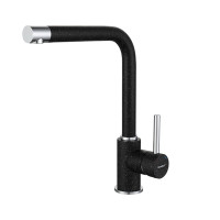 Смеситель GranFest Мрамор 3651 черный