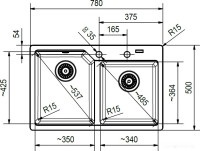 Кухонная мойка Franke Urban UBG 620-78 (графит)