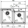 Кухонная мойка Franke Urban UBG 620-78 (графит)