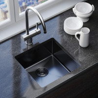 Кухонная мойка Mixline 547228 (черный графит, 3 мм)
