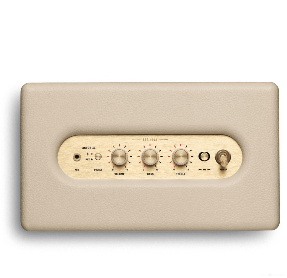 Портативная акустика Marshall Acton III (кремовый)