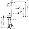 Смеситель Hansgrohe Logis 71107000