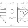 Кухонная мойка Tolero R-114 (Серый)