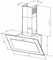 Вытяжка LEX Mio GS 600 (белый)