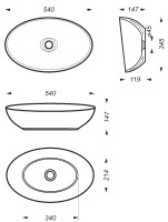 Умывальник SANITA LUXE Ringo Cut
