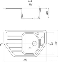 Кухонная мойка Gerhans E08 (терракот)