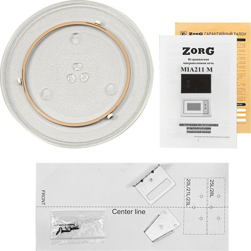 Микроволновая печь Zorg MIA211 M (белый)