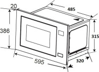 Микроволновая печь Zorg MIA211 M (белый)