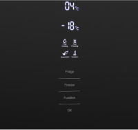 Холодильник с морозильником Maunfeld MFF200NFB Matt Inverter
