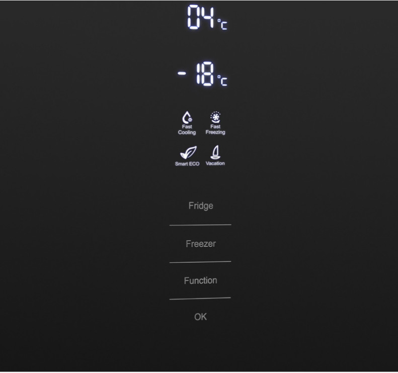 Холодильник с морозильником Maunfeld MFF200NFB Matt Inverter