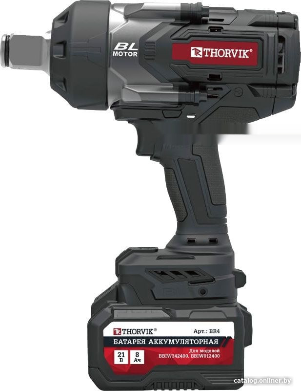 Гайковерт Thorvik BBIW012400 (с 2-мя АКБ, кейс)