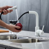 Смеситель Paulmark Kassel Ka214311-431TW (белый матовый)