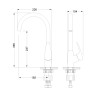 Смеситель Lemark Linara LM0405C однорычажный хром