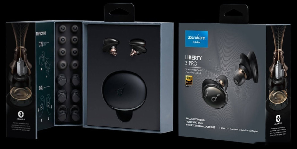 Наушники Anker SoundCore Liberty 3 Pro (черный)