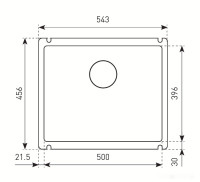 Кухонная мойка Zigmund &amp; Shtain Integra 500 (топленое молоко)