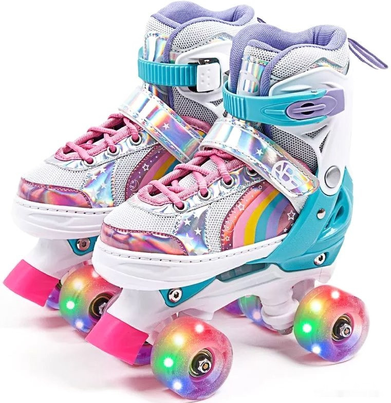 Роликовые коньки Amarobaby Disco AMARO-35Di-Pi-26 (розовый, р-р 26-29)