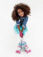 Роликовые коньки Amarobaby Disco AMARO-35Di-Pi-26 (розовый, р-р 26-29)