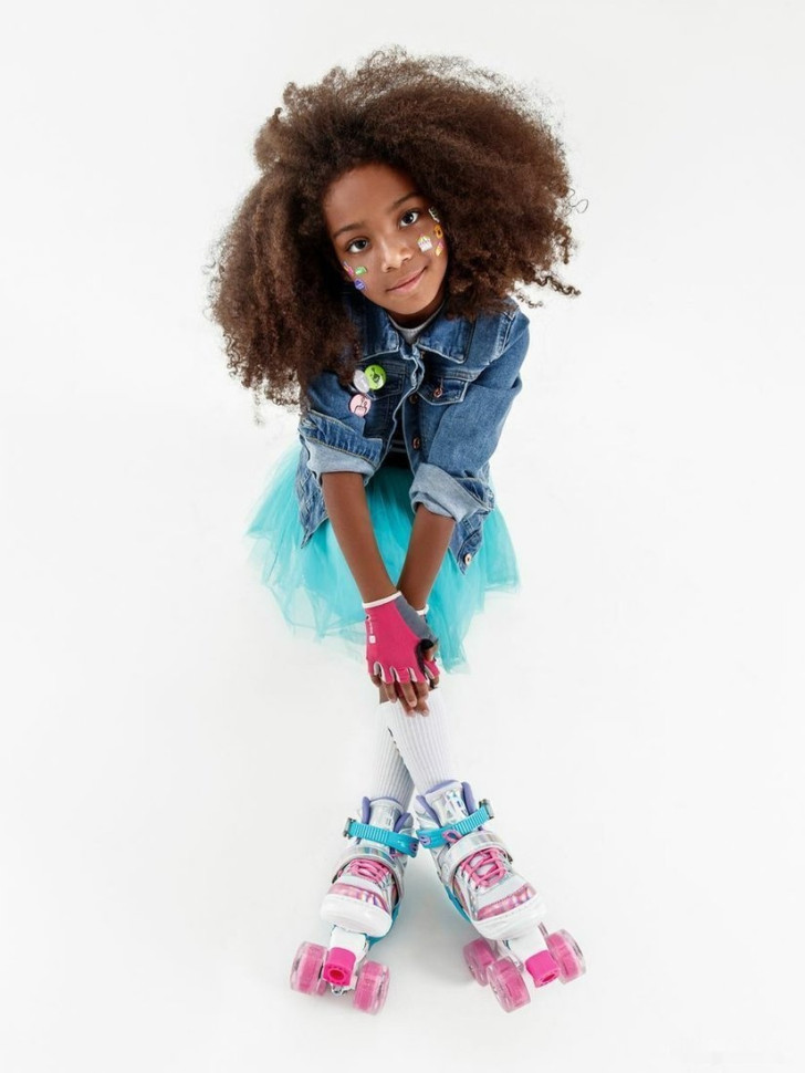 Роликовые коньки Amarobaby Disco AMARO-35Di-Pi-26 (розовый, р-р 26-29)