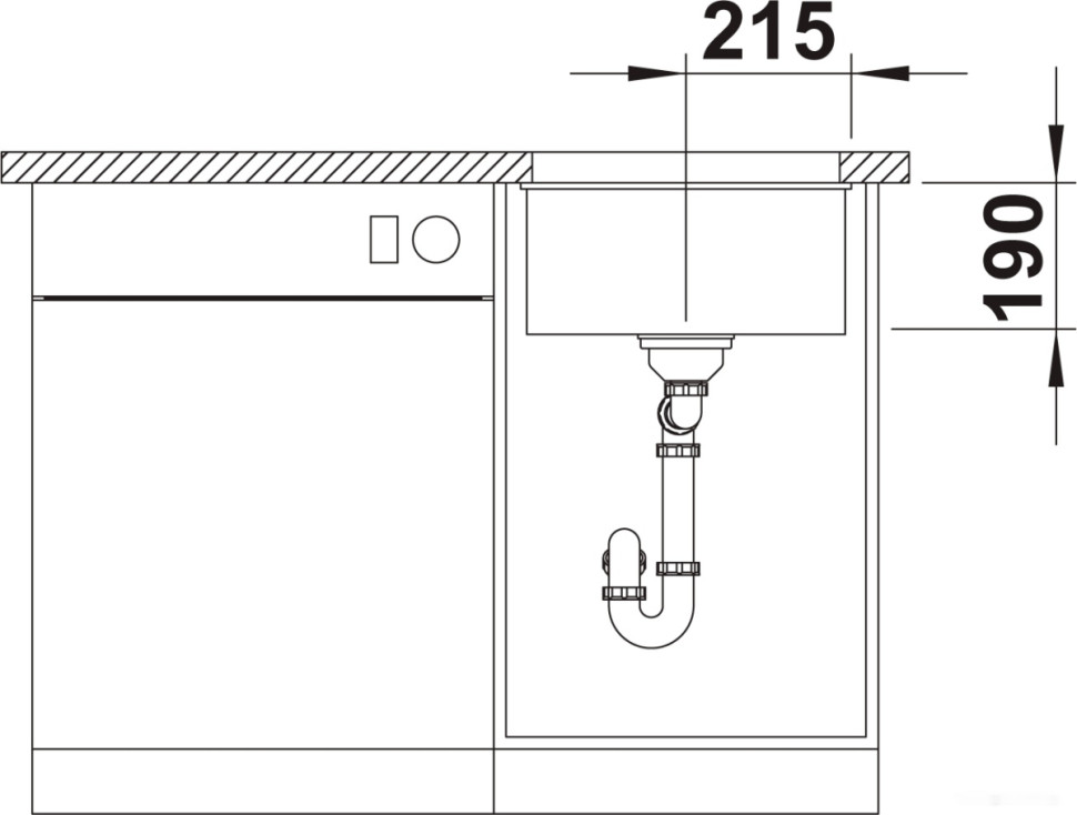 Кухонная мойка Blanco Rotan 400-U 521334 (белый)