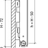 Радиатор Royal Thermo Ventil Compact VC11-500-800 (Bianco Traffico)