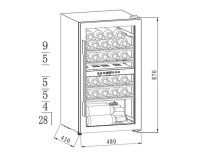 Винный шкаф Maunfeld MFWC-85D28