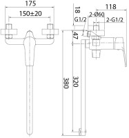 Смеситель Milardo Helic HELSB02M10