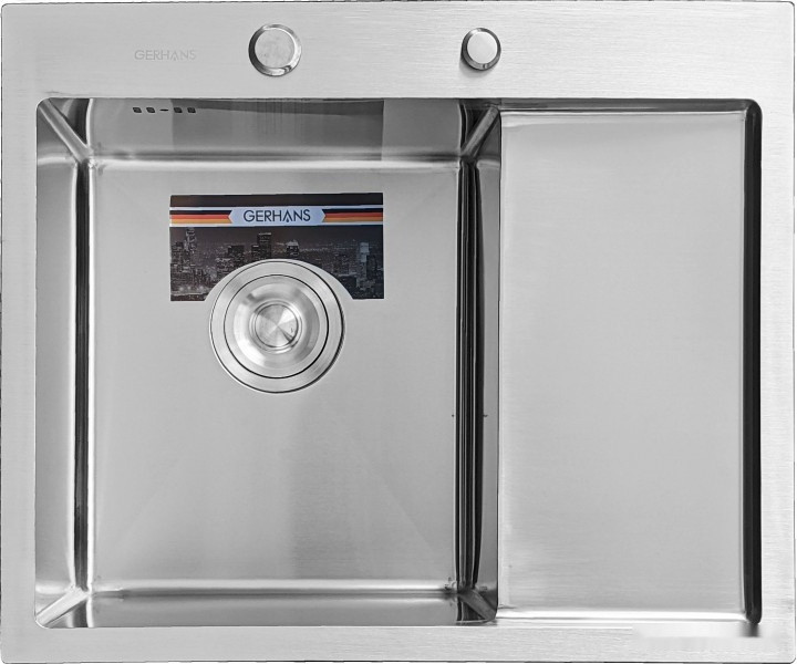 Кухонная мойка Gerhans K35848-L (нержавеющая сталь)