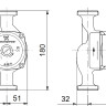 Циркуляционный насос Grundfos UPS 32-60 180