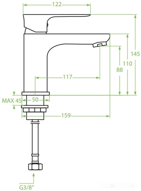 Смеситель Laveo Raila BLL 622D