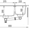 Кухонная мойка AquaSanita Delicia Plus GQD 150 W 710 AW alba