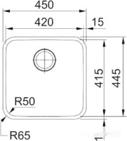 Кухонная мойка Franke ВСX 110-42